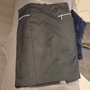 Dark Gray Michael Kors Pencil Skirt